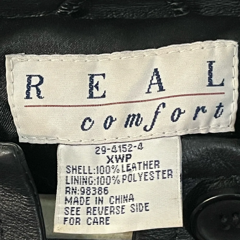 Real‎ Comfort Leather Coat with front pockets. men’s